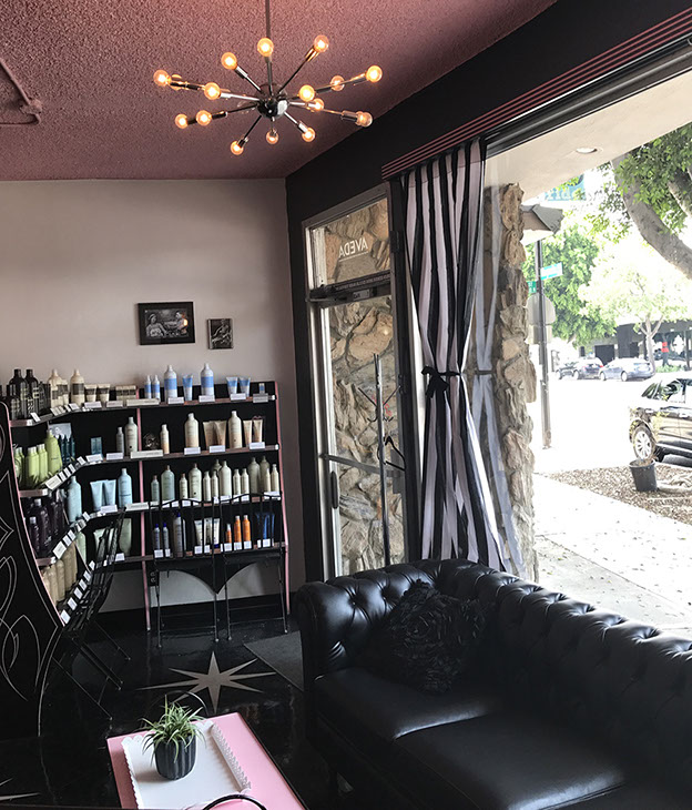 Frenchy's Beauty Parlor in Burbank CA. Interior shot